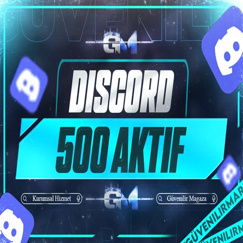 Discord 500 Aktif Üye